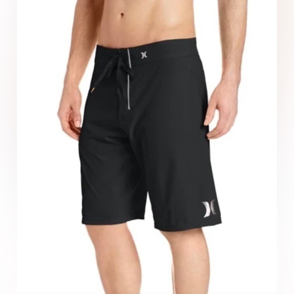 🎯Hurley Black Silver Phantom One & Only Board Shorts - Picture 4 of 16